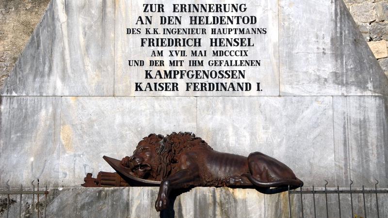 Denkmal für F. Hensel - Malborghetto