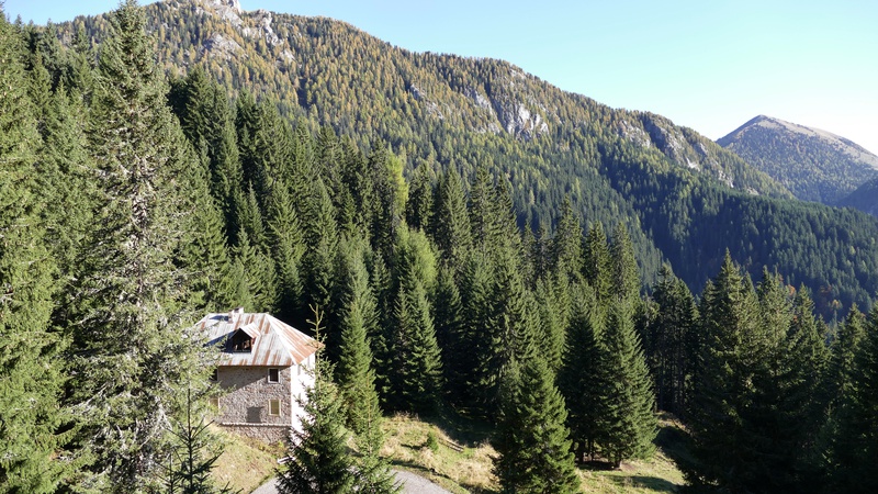 Das Bergbau-Dorf am Monte Cocco (Gemeinde von Malborghetto)